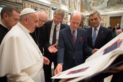Pope Francis and The Saint John's Bible Apostles Edition – The Saint John's Bible