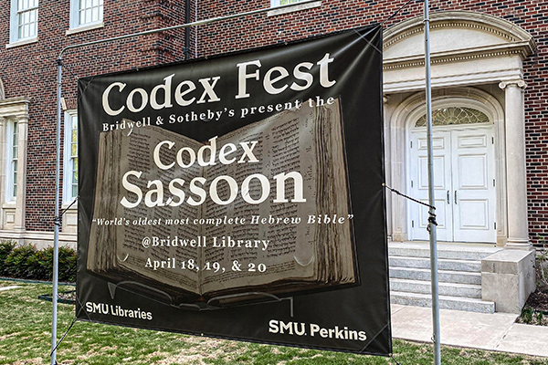 A banner reads: "Codex Fest," welcoming guests as they arrive on campus