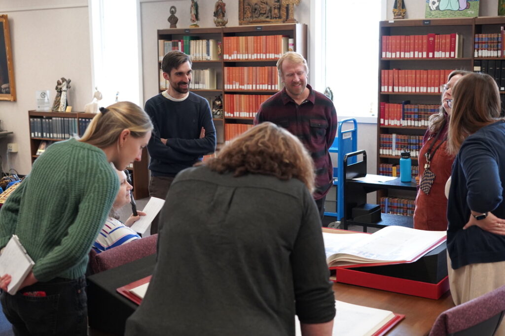 The Saint John’s Bible Heritage Edition at the University of Dayton in Dayton, Ohio. 