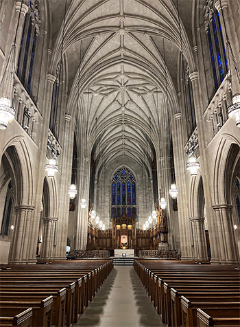 Duke Chapel, interior. 