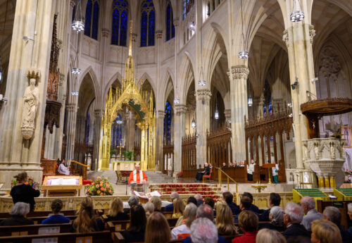 The Saint John’s Bible Apostles Edition blessing ceremony was held at St. Patrick’s Cathedral on September 30, 2024.