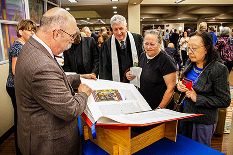 Local clergy and community members were invited to experience the Heritage Edition after the worship service on October 9th. 